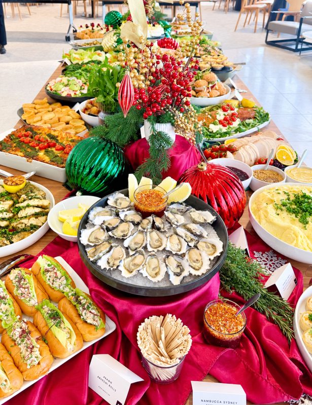 Styled Ceramic Buffet Setup + Christmas Styling (1 x Staff )