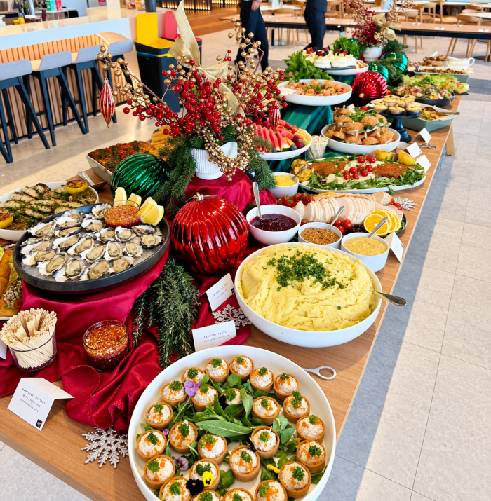 Styled Ceramic Buffet Setup + Christmas Styling (1 x Staff )