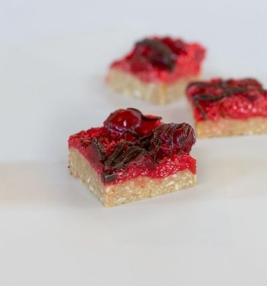 Cherry Ripe Slice