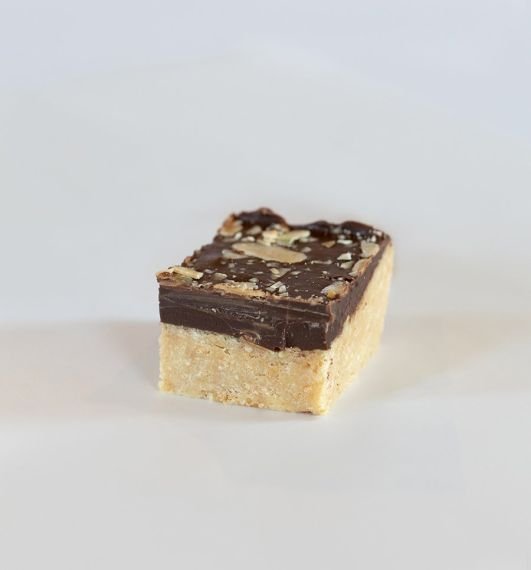 Milk Chocolate and Almond Slice