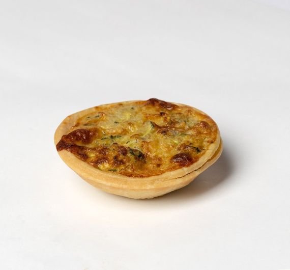 Individual Spinach and Cheese Quiche
