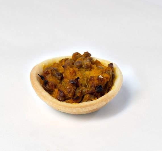 Individual Pumpkin and Lentil Tarts