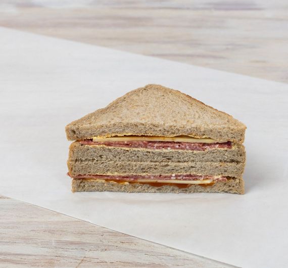 Gluten Free Salami, Cheese and Chutney