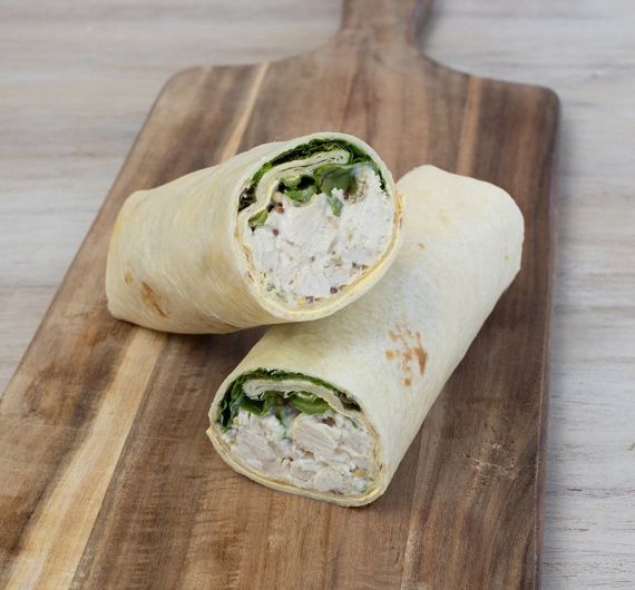 Chicken, Lettuce and Seeded Mustard Classic Wrap