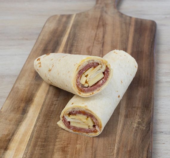 Salami, Cheese and Chutney Classic Wrap