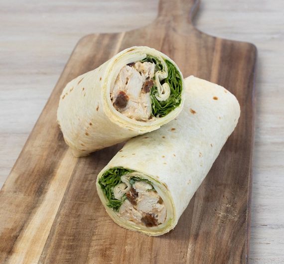 Poached Chicken Gourmet Wrap