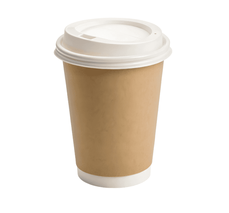Disposable Drink 12oz Hot and Cold Cups with Lid (Per/Person)