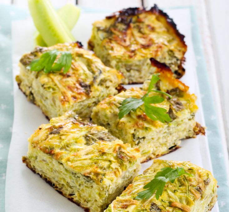 Individual Zucchini Slice