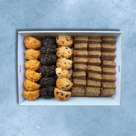 Muffins and Banana Bread Platter