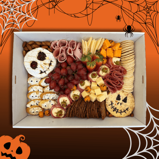 Halloween Cheese and Charcuterie Platter 