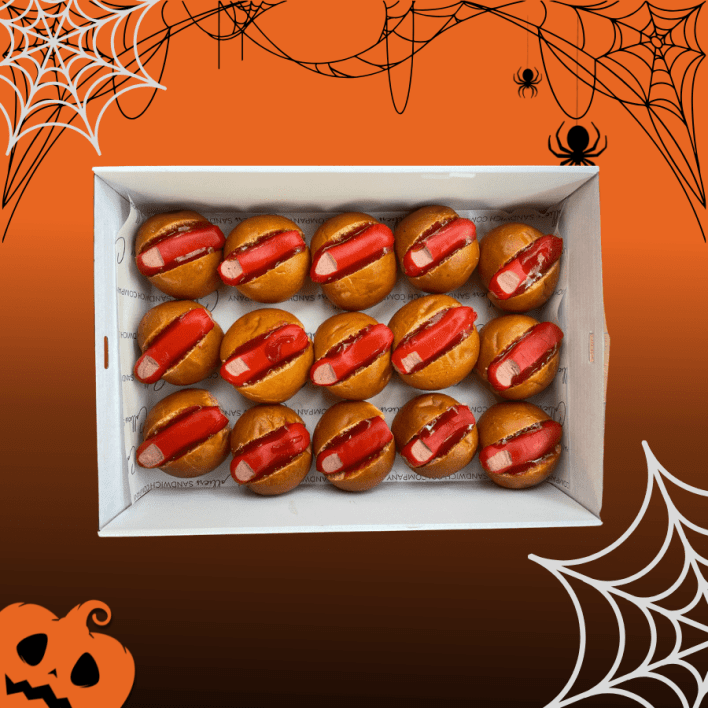 Halloween Bloody Finger Hotdogs