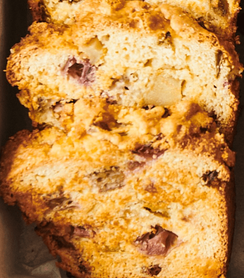 Rhubarb bread