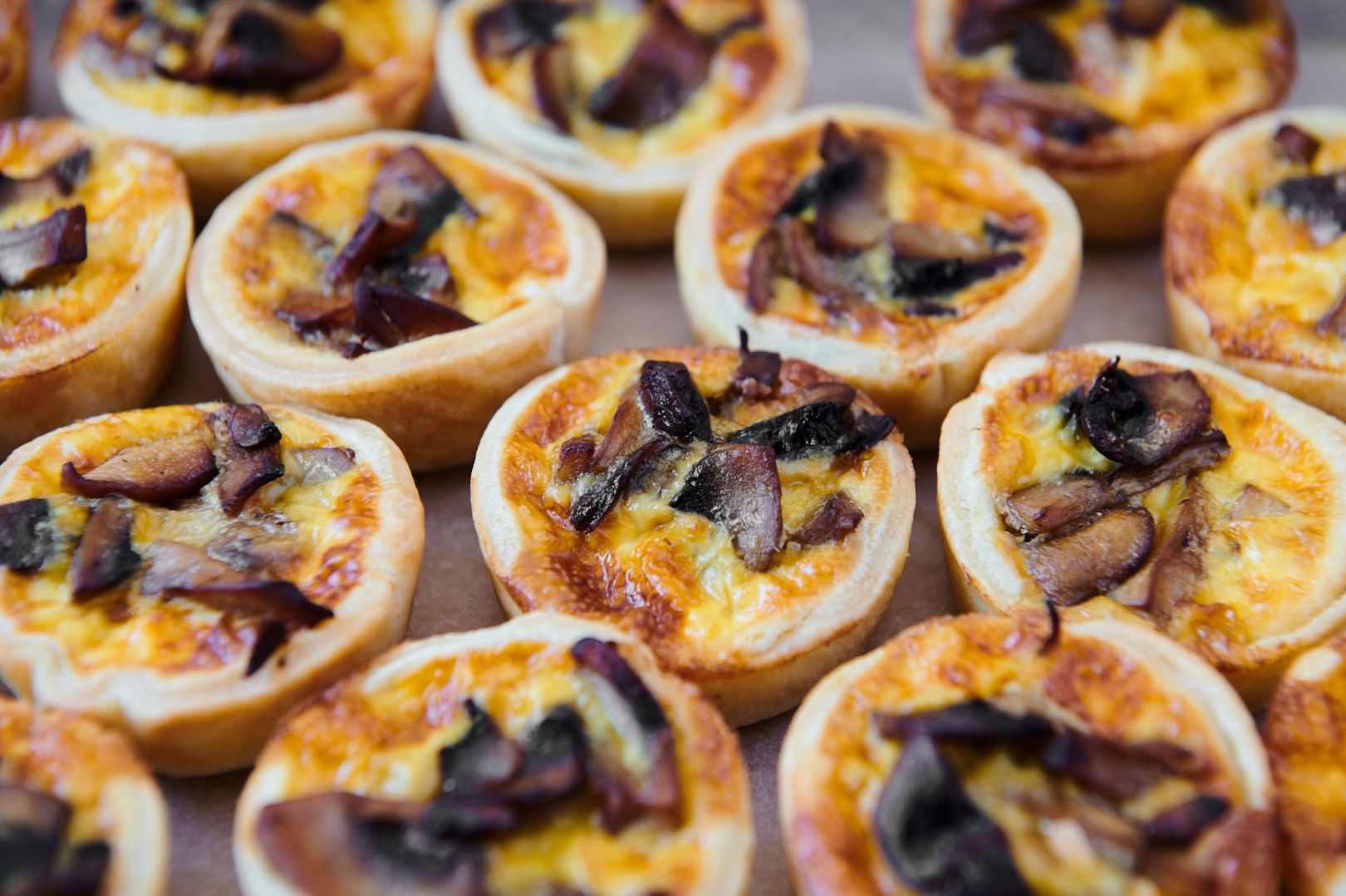 Truffled Mushroom & Three Cheese Quiche