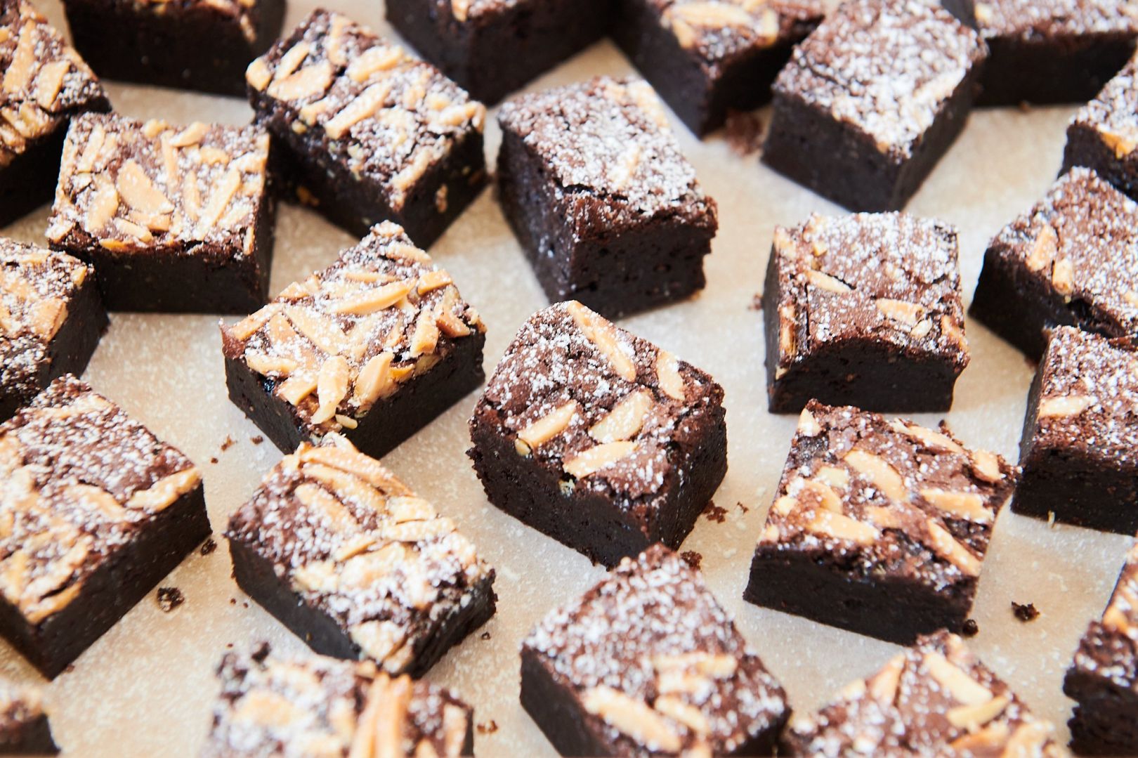 Gluten Free Choc-Fudge Almond Brownie Bites Platter - Feeds - 15-20