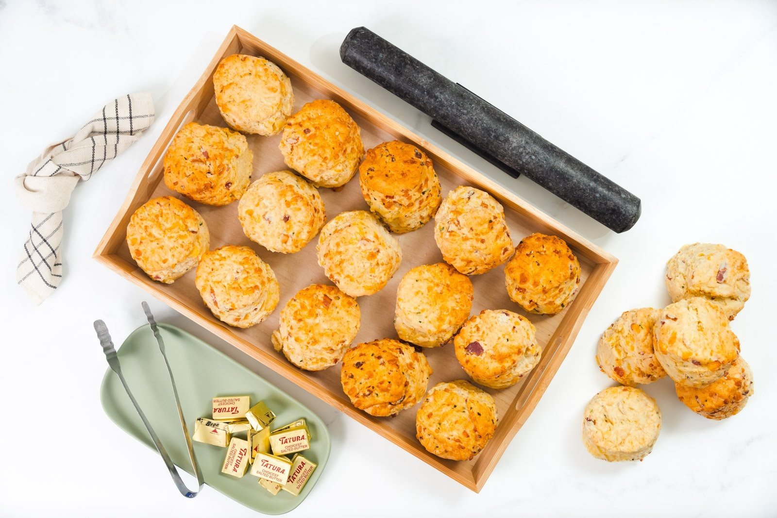 Bacon Chive Savoury Scone