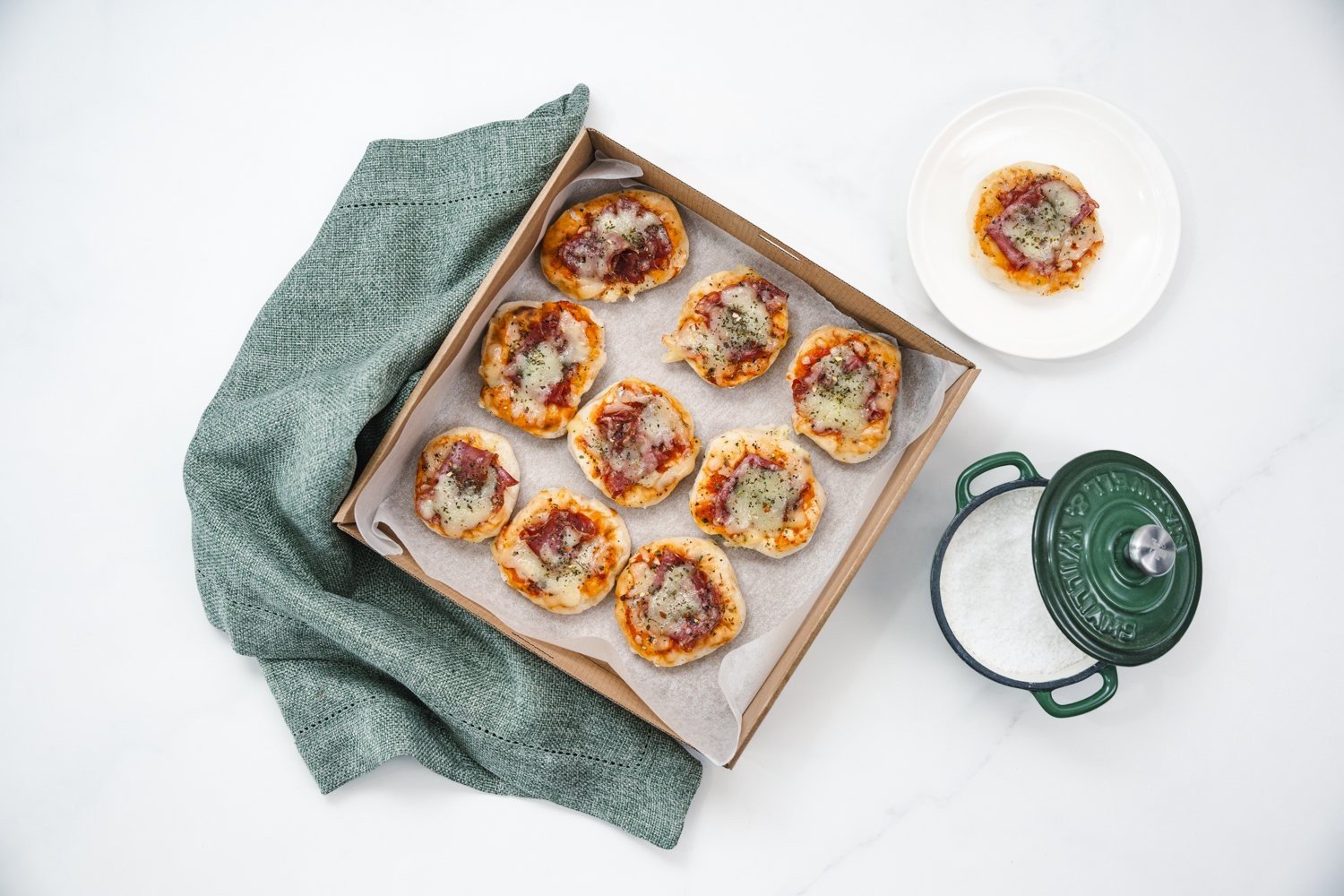 Pizza Bites, Pepperoni, Mozzarella, Italian Herbs