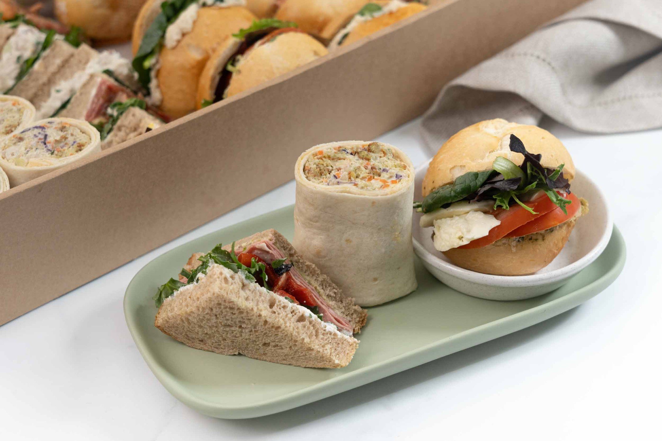 Gourmet Sandwich, Wraps & Rolls Shared Large Lunch Box