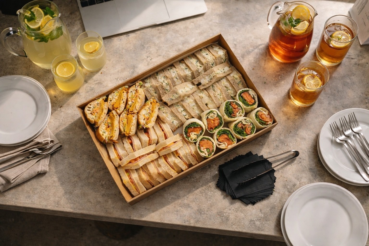 Gourmet Sandwiches, Wraps and Rolls Box