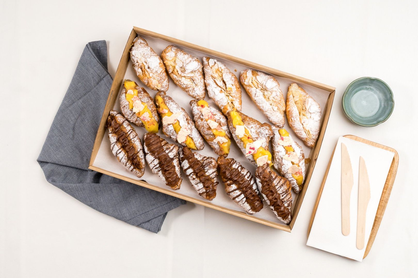 Filled Croissant Box / Feeds 12 - 15