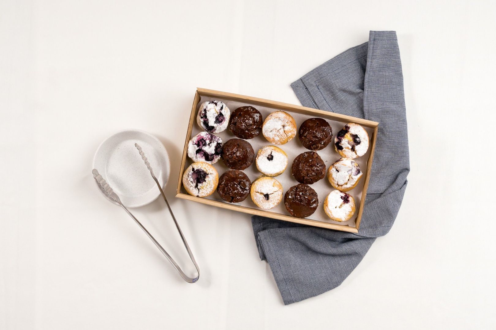 Mixed Sweet Mini Muffin Box / Feeds 8 - 10