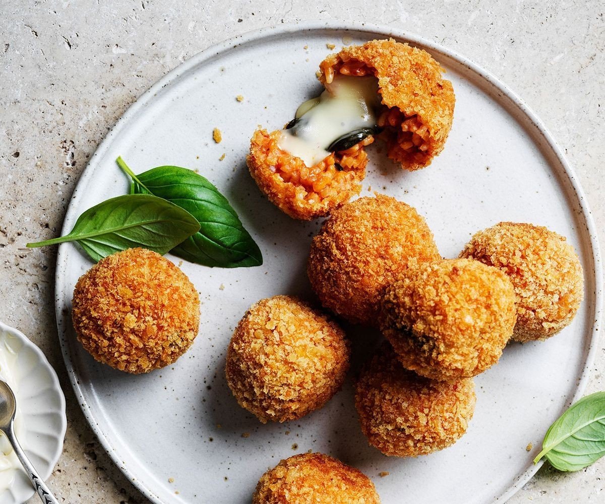 Gluten Free Tomato and Basil Arancini