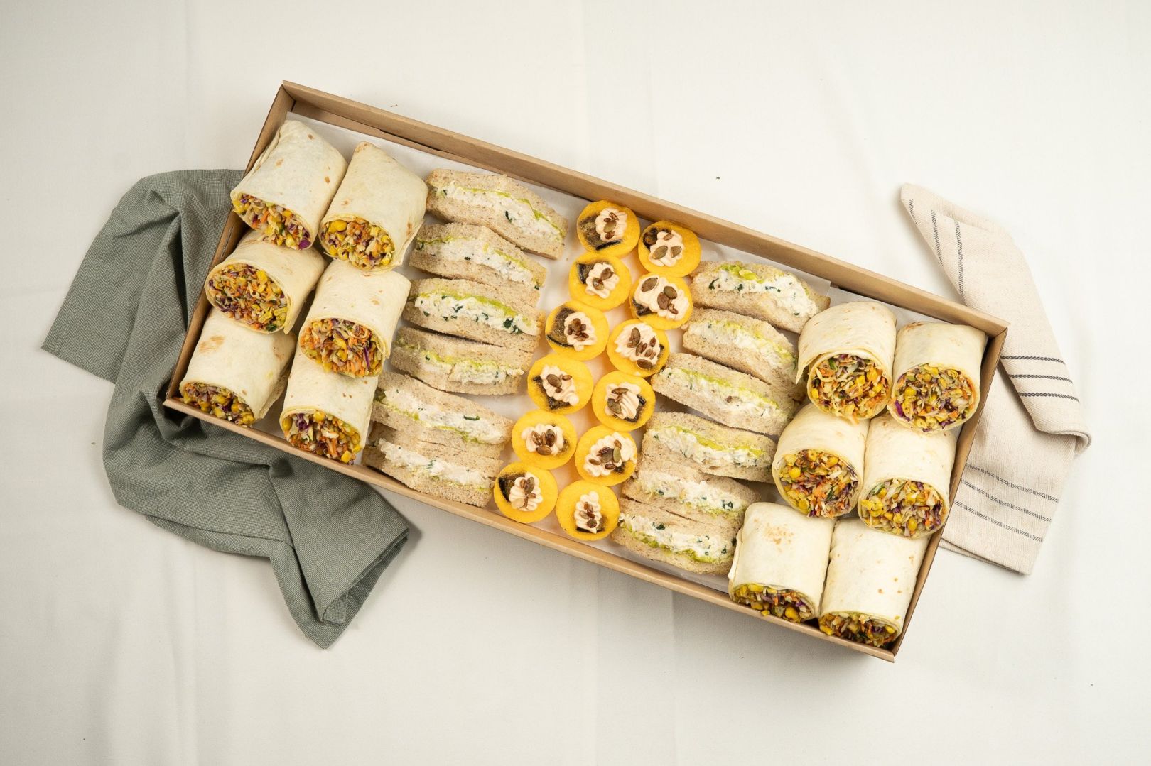 Express Points, Wraps and Frittata Bites Box 1 / Feeds 8 - 10