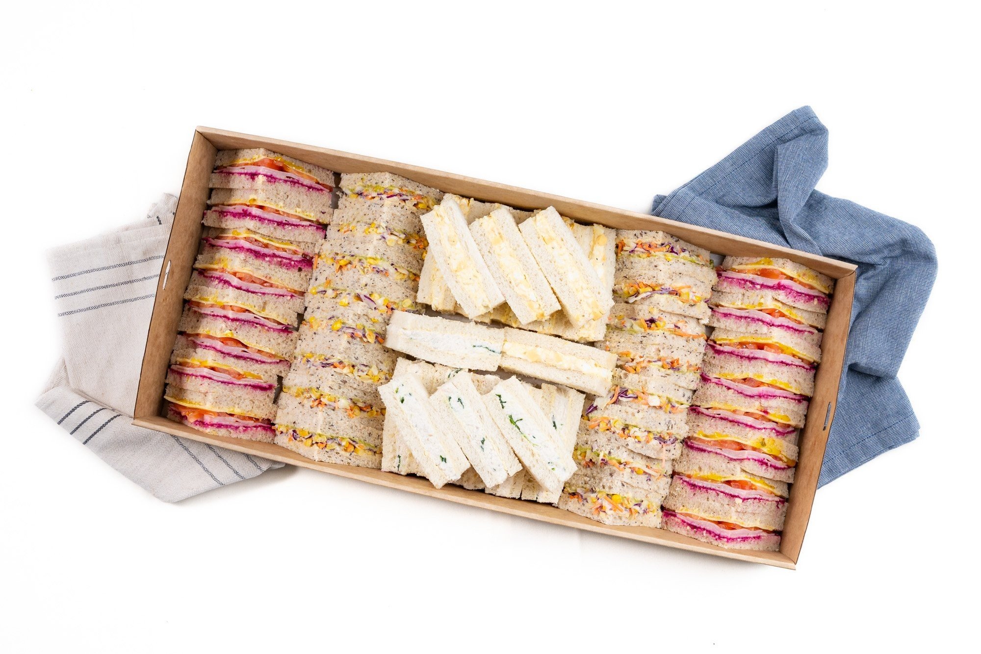 Gluten Free Mixed Points & Ribbons Sandwiches / Feeds 10 - 12