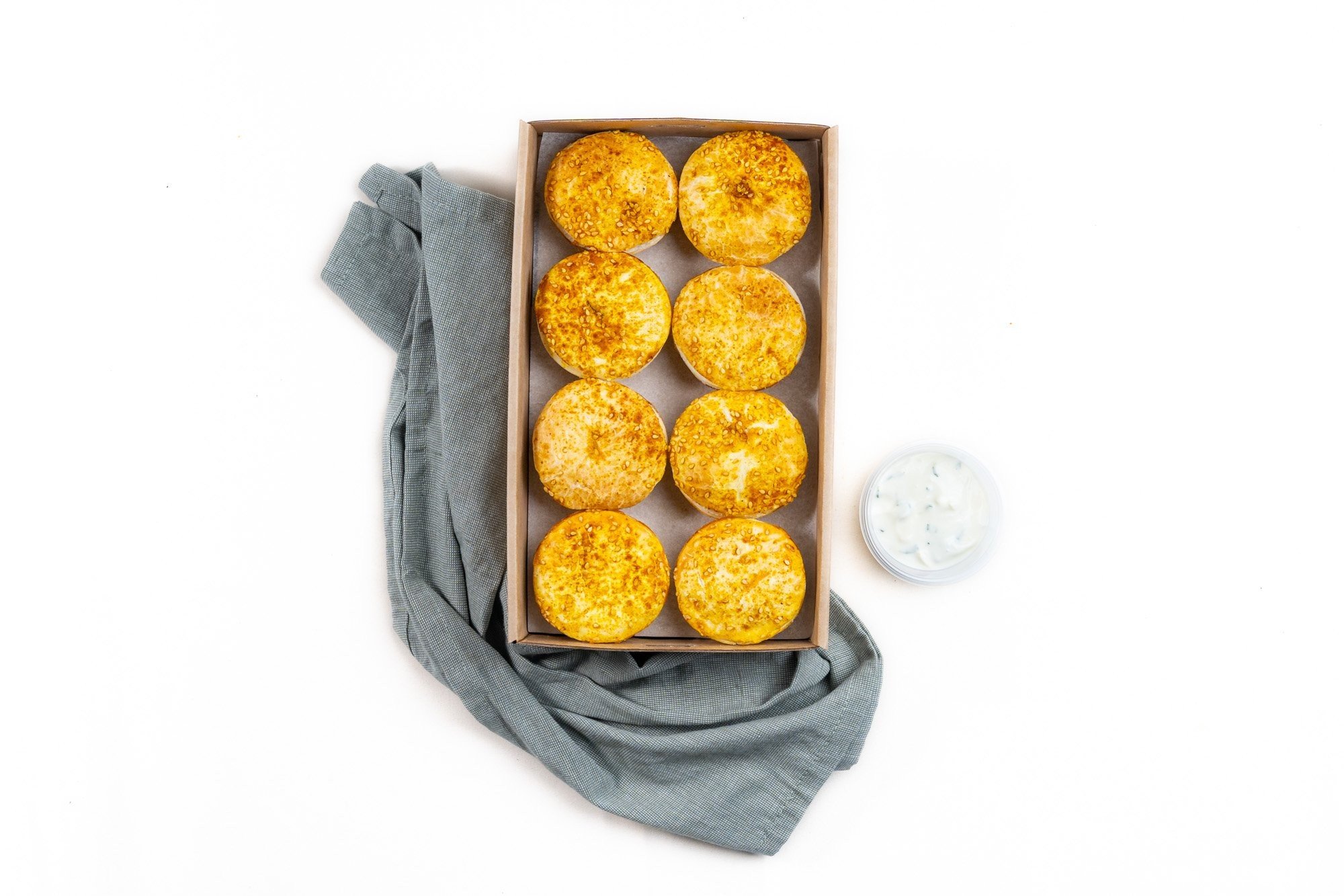 Butter Chicken Pie, Mint Yoghurt