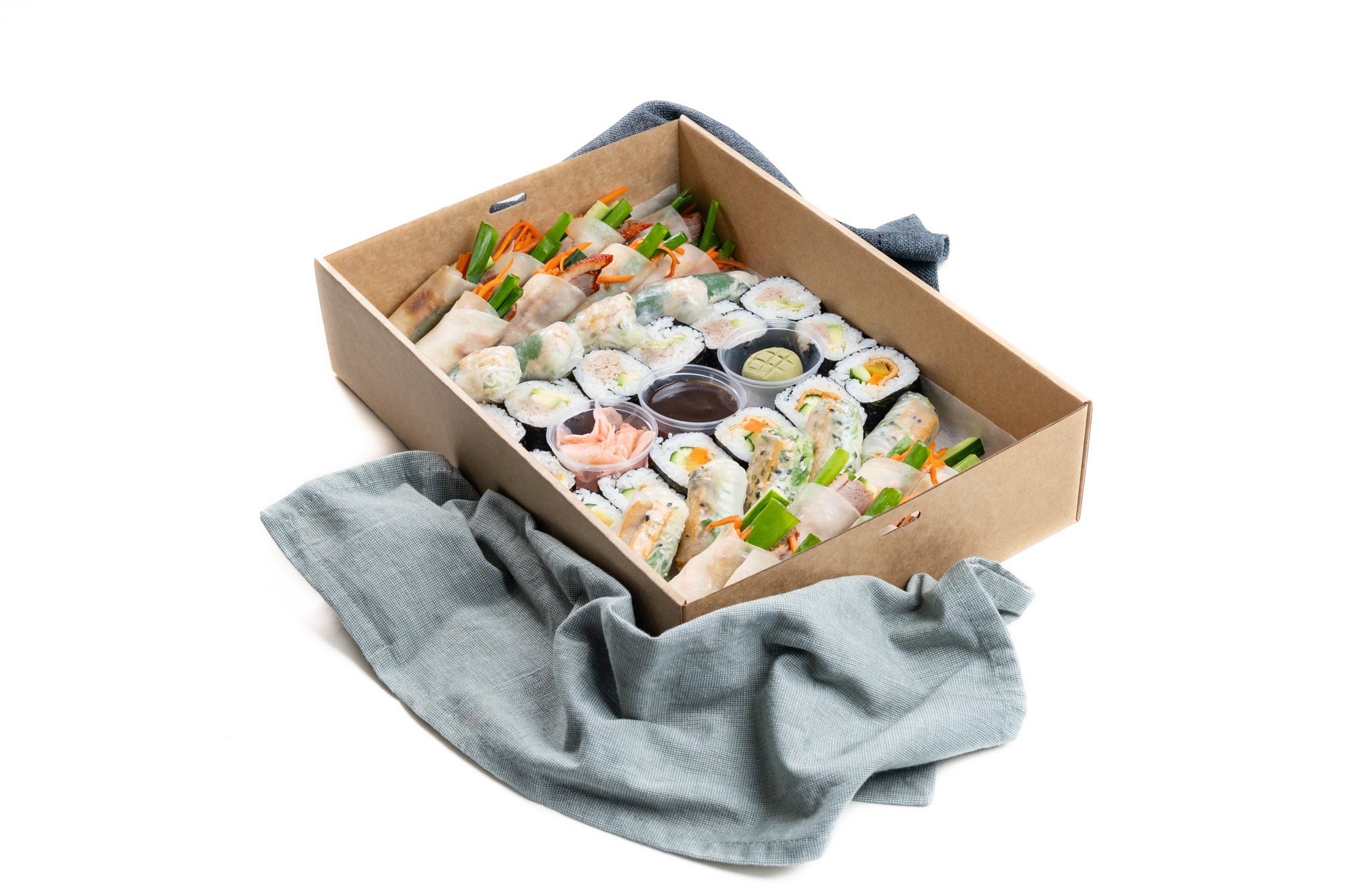 Oriental Finger Food Box / Feeds 15 - 20