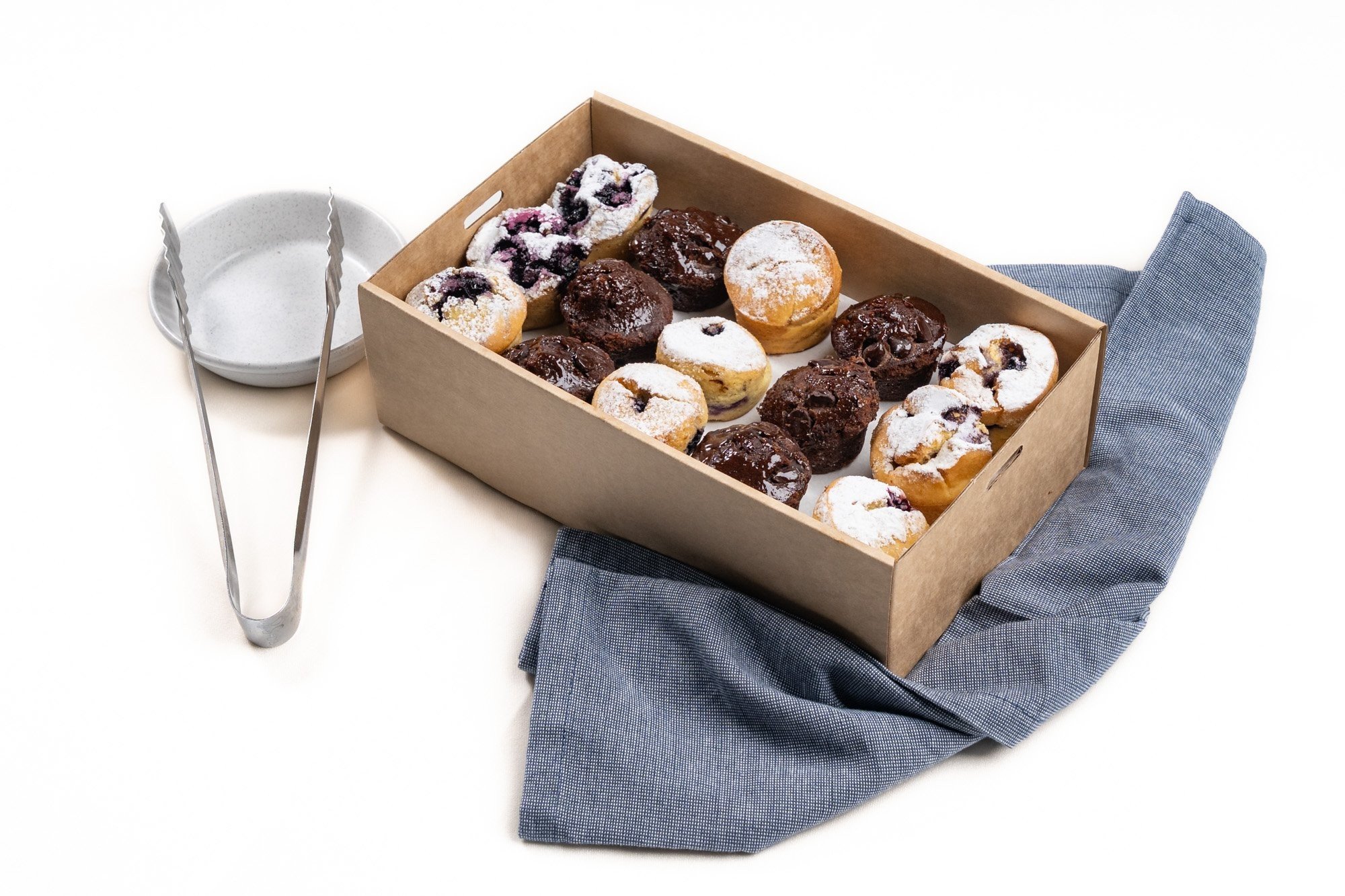 Mixed Sweet Mini Muffin Box / Feeds 8 - 10