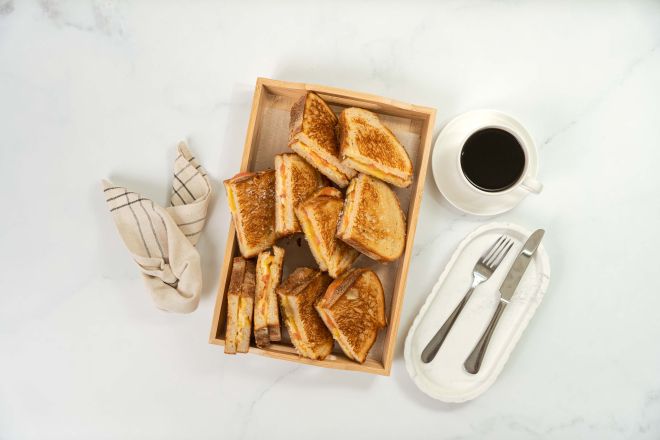 Cheese and Tomato Sourdough Toasties 