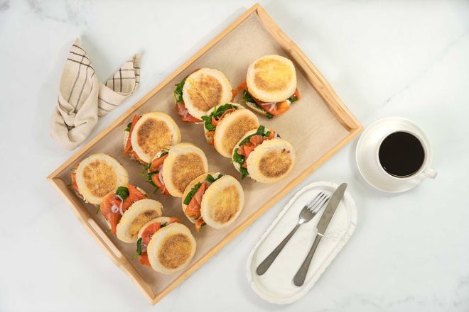 Salmon Breakfast Muffin 