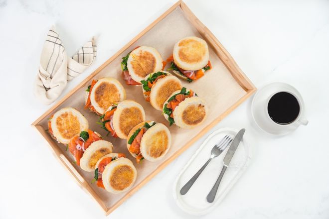 Salmon Breakfast Muffin 