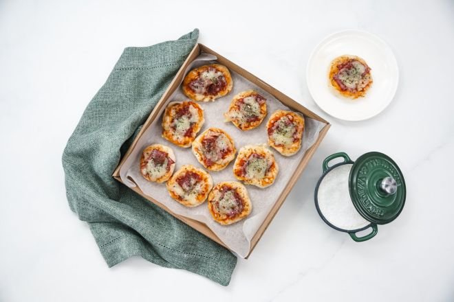 Pizza Bites, Pepperoni, Mozzarella, Italian Herbs