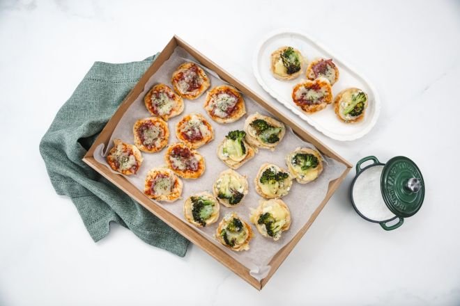 Shared Potato Pizza Bites Platter Feeds 10 - 12