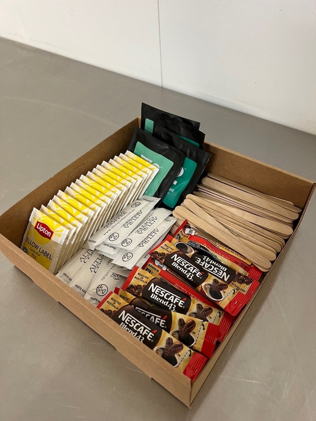Tea & Instant Coffee Packs (All Day) (Customers To Supply Hot Water)