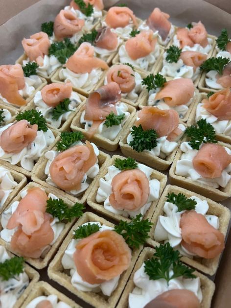 Smoked Salmon Tarts