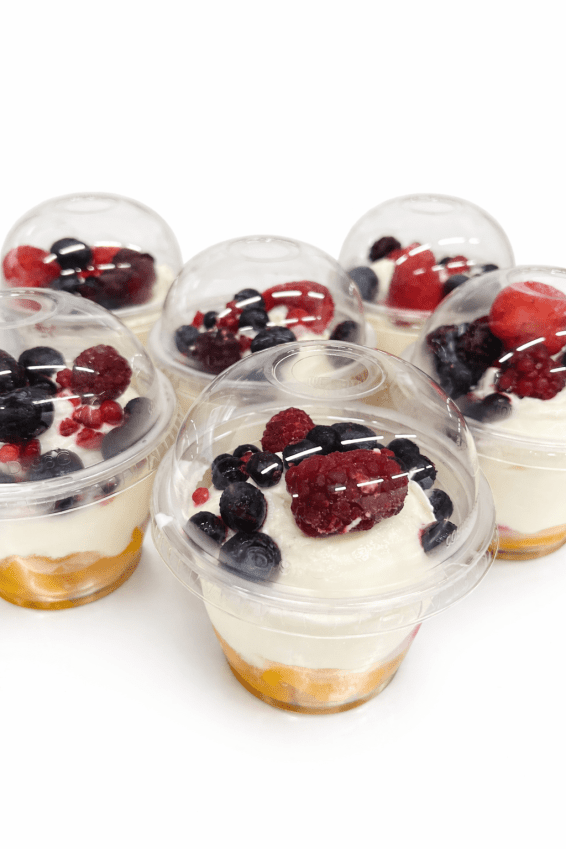 Individual Yoghurt Bowl with Berries and Muesli