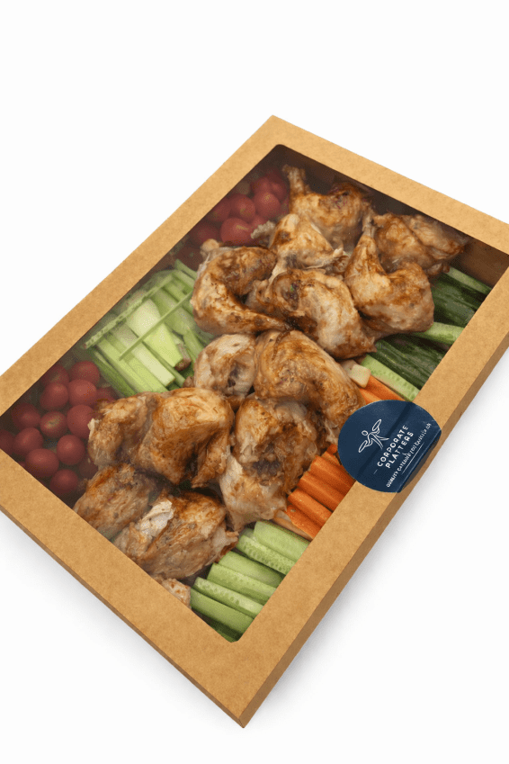 BBQ Chicken and Crudites