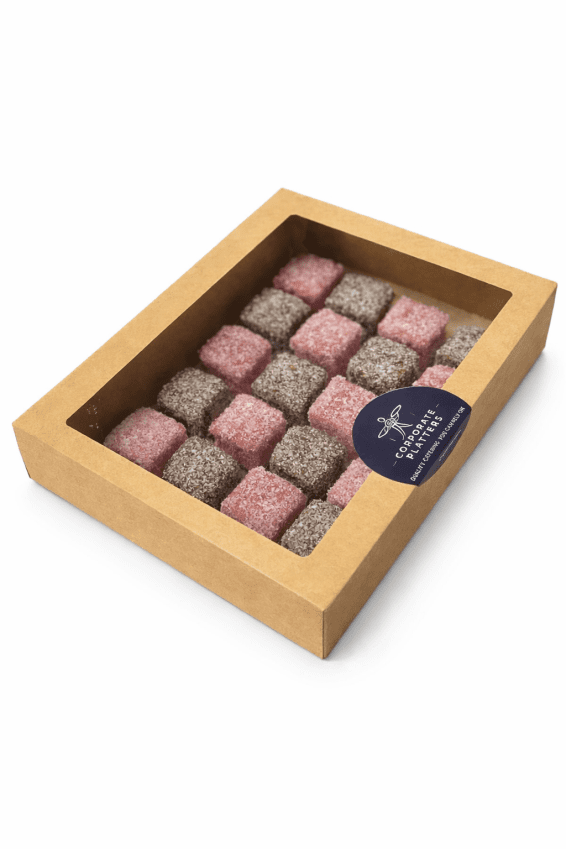 Lamington 2 pieces in a serve