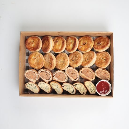 Mini Pie & Sausage Roll Box