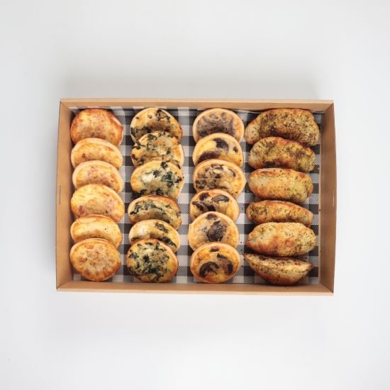 Mixed Mini Quiche & Turnover Box