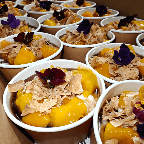 Mango and Coconut Tapioca Pot Box