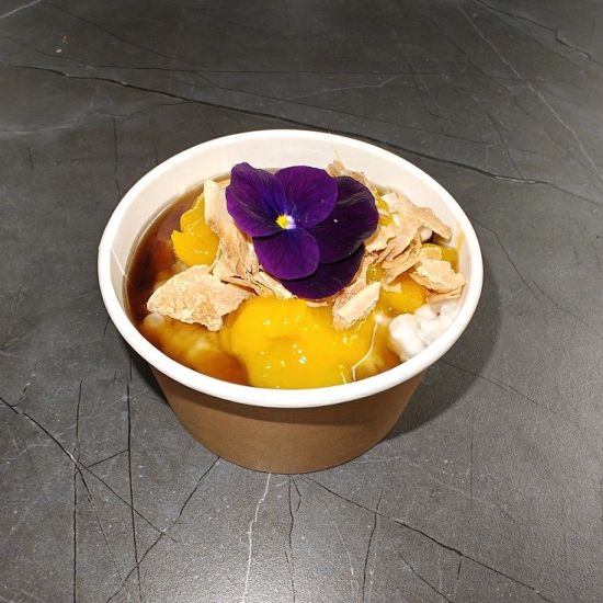Mango and Coconut Tapioca Cup