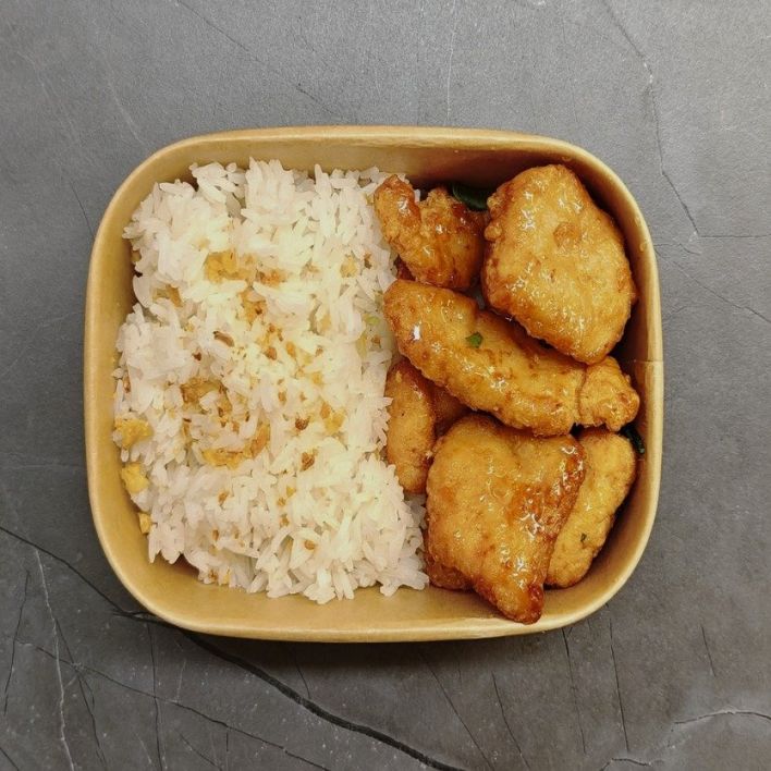 Honey Chicken and Rice