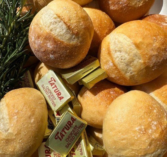 Laurent Bakery Dinner Rolls and Butter