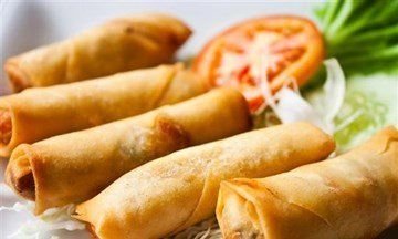 Vegetable Spring Roll Cigars with Plum Sauce (VG, DF)