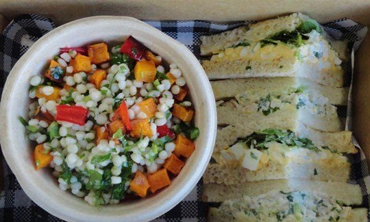 Sandwich and Salad Lunch Box