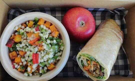 Salad and Wrap Lunch Box