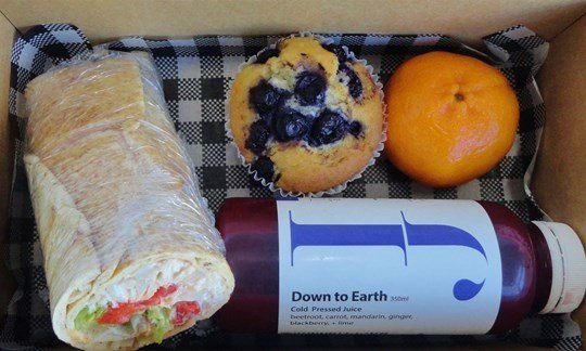 Wrap and Muffin Lunch Box